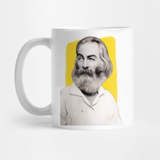 American Poet Walt Whitman illustration Mug